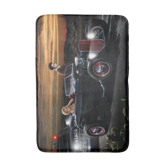 Freude-Fahrt 2 Badematte (Vorderseite Vertikal)