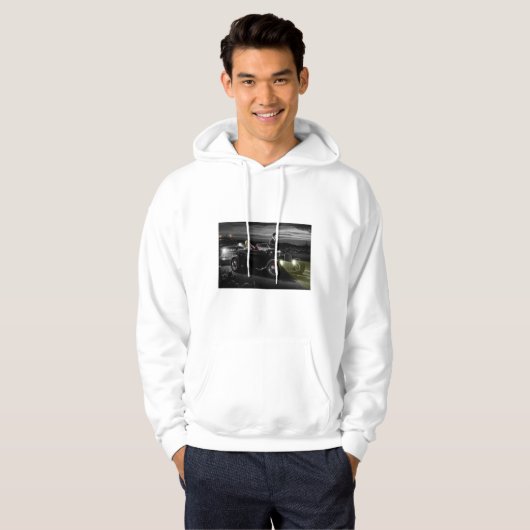 Freude-Fahrt B&W Hoodie (Vorne ganz)