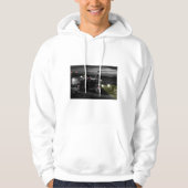 Freude-Fahrt B&W Hoodie (Vorderseite)