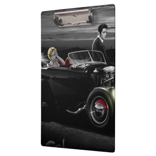 Freude-Fahrt B&W Klemmbrett (Links)