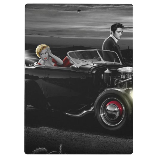 Freude-Fahrt B&W Klemmbrett (Rückseite)