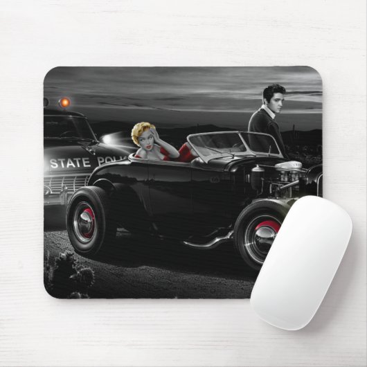 Freude-Fahrt B&W Mousepad (Mit Mouse)