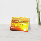 Freude Feiertagskarte (Vorderseite)