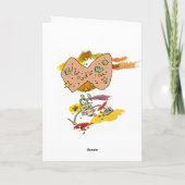 Freude! Feiertagskarte (Rückseite)