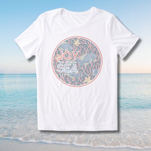Freude findet mich am Meer – Boho Strand Tri-Blend Shirt