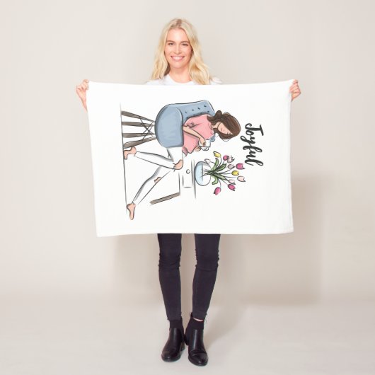 Freude Fleecedecke (Beispiel)