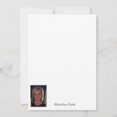 Freude Frau, Blankenkarte mit Mehrfachbelegung Einladung (Rückseite)