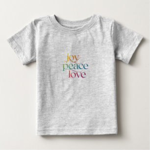 Freude Frieden Liebe Baby T-shirt
