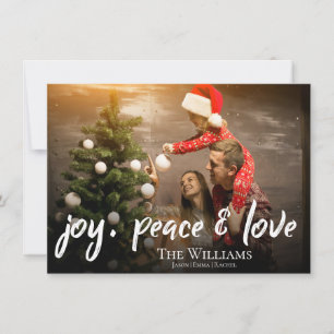 Freude Frieden und Liebe Foto Weihnachten