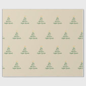 Freude-Frieden-WeihnachtenPackpapier Geschenkpapier (Flach)