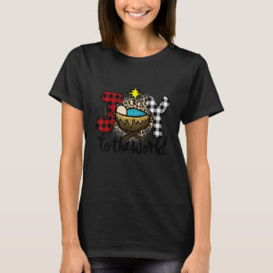 Freude Für Die Welt Geburt Christi Weihnachten Bab T-Shirt