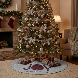 Freude für die Welt Krippen Szene Polyester-Baum Polyester Weihnachtsbaumdecke