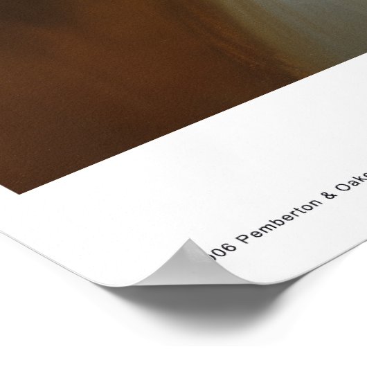 Freude für die Welt Poster (Ecke)