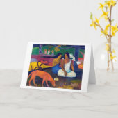 Freude, Gauguin Karte (Gelbe Blume)