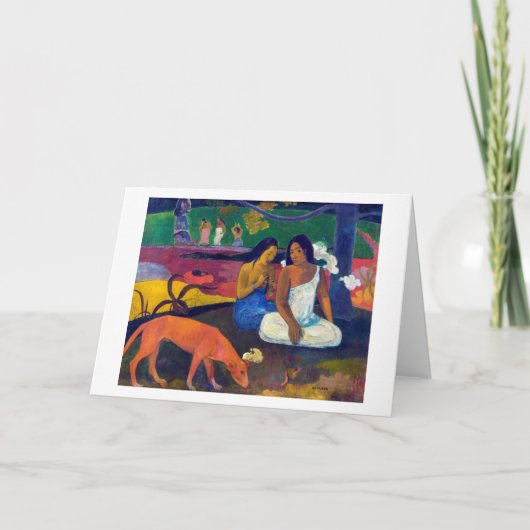 Freude, Gauguin Karte (Vorderseite)