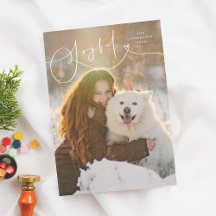 Freude Geblüht Moderner Minimal 1 Foto Weihnachten