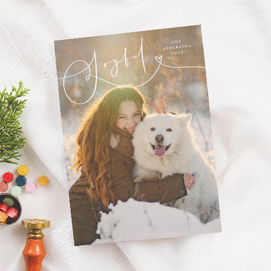 Freude Geblüht Moderner Minimal 1 Foto Weihnachten