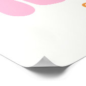 Freude gelassen wurzeln poster (Ecke)