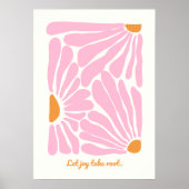 Freude gelassen wurzeln poster (Vorne)