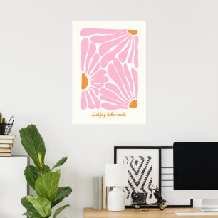 Freude gelassen wurzeln poster
