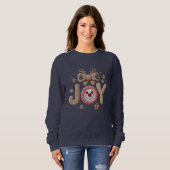 Freude Gestrickter Urlaub Sweatshirt (Vorne ganz)