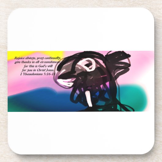 Freude Getränkeuntersetzer (Vorderseite)