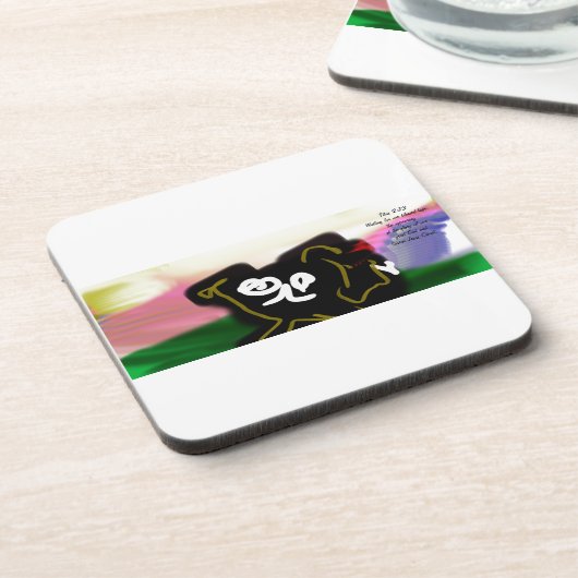 Freude Getränkeuntersetzer (Linke Seite)