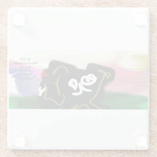 Freude Glasuntersetzer (Rückseite)