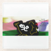 Freude Glasuntersetzer (Vorderseite)