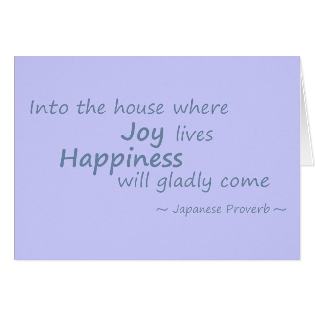 Freude, Glück blau (Vorderseite (Horizontal))