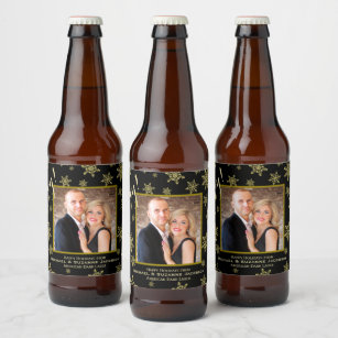 Weihnachten Bier Alkoholflaschen Etiketten Zazzle De