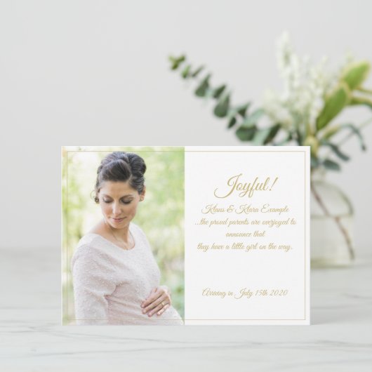 Freude! - große Erwartungen (Stehend Vorderseite)