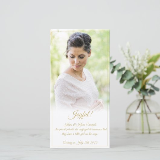 Freude! - große Erwartungen (Stehend Vorderseite)