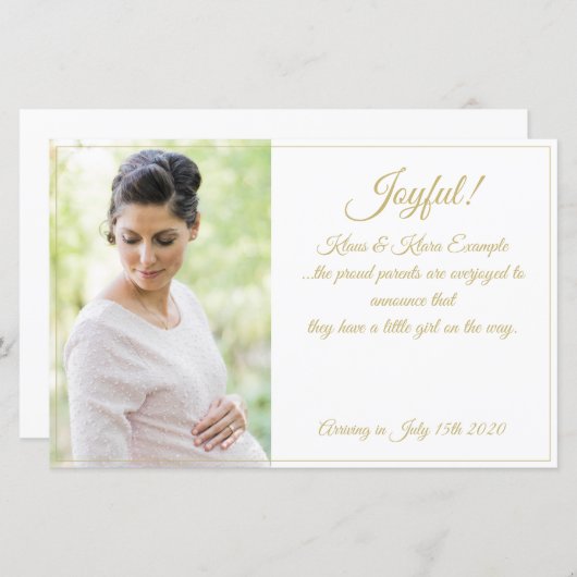 Freude! - große Erwartungen (Vorne/Hinten)