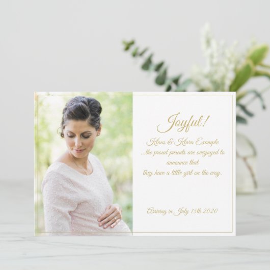 Freude! - große Erwartungen (Stehend Vorderseite)