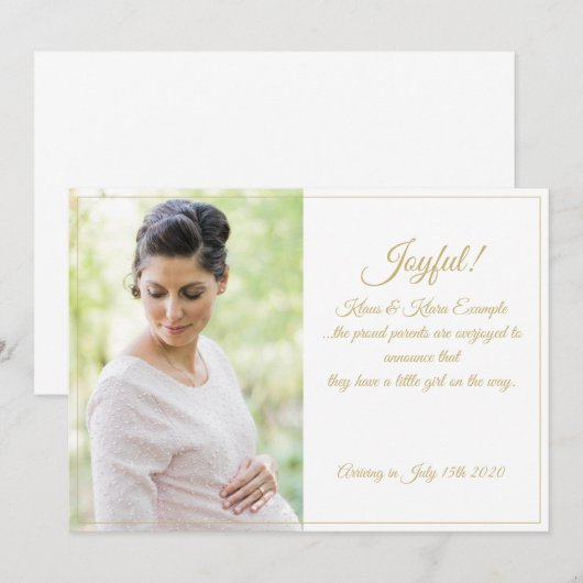 Freude! - große Erwartungen (Vorne/Hinten)