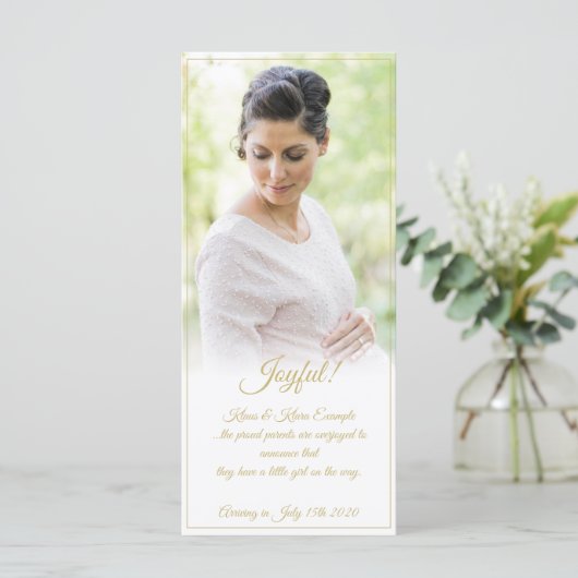 Freude! - große Erwartungen (Stehend Vorderseite)