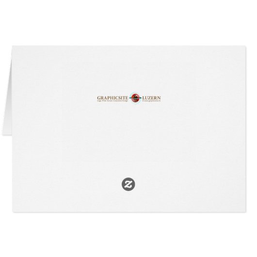 FREUDE - Gruß-Karte (Rückseite Horizontal)