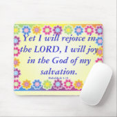 Freude. Habakkuk 3:21 Mousepad (Mit Mouse)