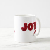Freude-Häkel-Weihnachts-Candy-Cane-Tasse Kaffeetasse (VorderseiteRechts)