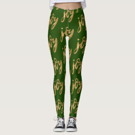 Freude-Handmit buchstaben gekennzeichneter Leggings