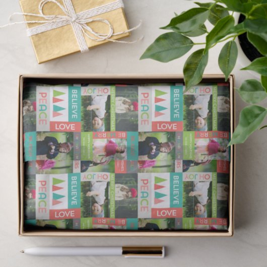 Freude & Helle Ferien 5 FotoCollage Seidenpapier (Geschenk)