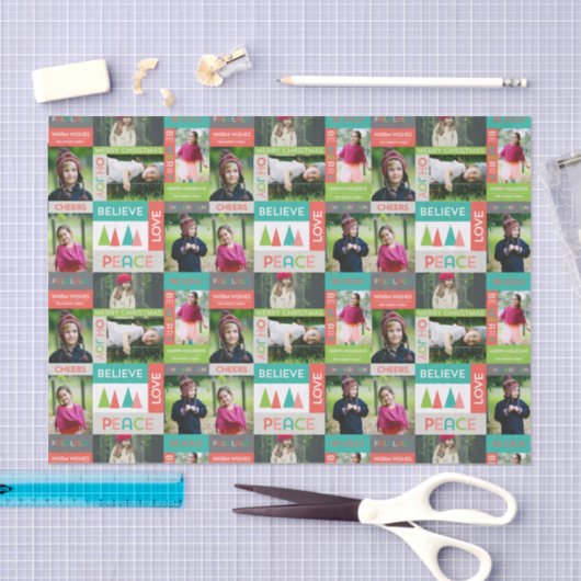 Freude & Helle Ferien 5 FotoCollage Seidenpapier (Handwerk)