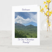 Freude, Herzlich Willkommen bei unserer Christlich Karte (Gelbe Blume)