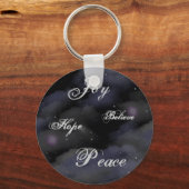 Freude, Hoffnung, Glauben, Frieden - Schlüsselanhä Schlüsselanhänger (Vorderseite)