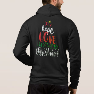 Freude Hoffnung Liebe Frieden Weihnachten-14090 Hoodie