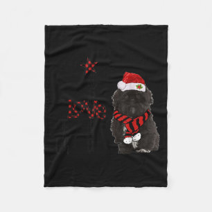 Freude Hoffnung Liebe Frieden Weihnachten Black Sh Fleecedecke