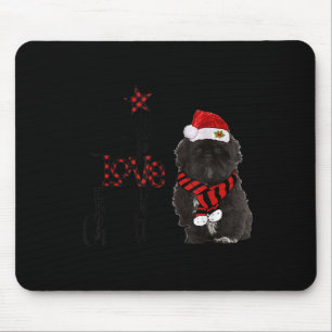 Freude Hoffnung Liebe Frieden Weihnachten Black Sh Mousepad