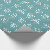Freude, Hoffnung und Friedensgeschenke Geschenkpapier (Ecke)