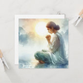 Freude, Hoffnung und Gebet (Römer 12:12 NLT) Karte (Vorderseite/Rückseite Beispiel)